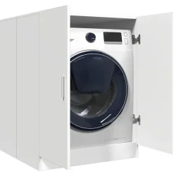 vidaXL vaskemaskineskab 71x71,5x91,5 cm hvid