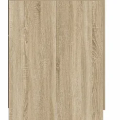 vidaXL vaskemaskineskab 70,5x71,5x91,5 cm sonoma-eg