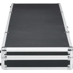 vidaXL våbenkasse 118 x 38 x 12 cm aluminium sort