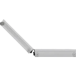 vidaXL våbenkasse aluminium ABS sølv