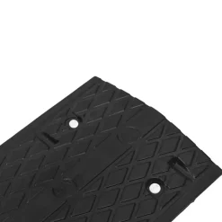 vidaXL vejbump 97x32,5x4 cm gummi gul og sort