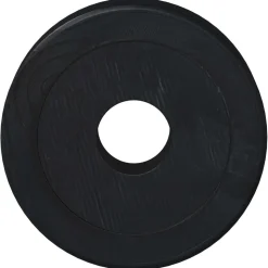 vidaXL velegnet til flade skiver 2 pcs Sort ∅15 x 3 mm PVC Copolymer