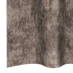 vidaXL Velour Gardiner 2 pcs Cappuccino 140 x 140 cm Fløjl