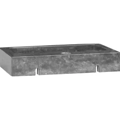vidaXL væghængt håndvask 38x24x6,5 cm marmor grå