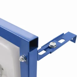 vidaXL væghængt kantløst toilet med skjult cisterne keramik sort
