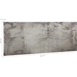 vidaXL væghængt magnettavle 60x20 cm glas