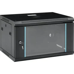 vidaXL væghængt netværksskab 4U 19" IP20 600x450x350 mm