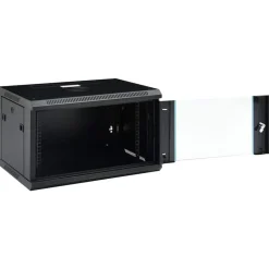 vidaXL væghængt netværksskab 4U 19" IP20 600x450x350 mm