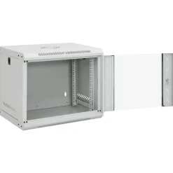 vidaXL væghængt netværksskab 53x40x45 cm 9U IP20 19"