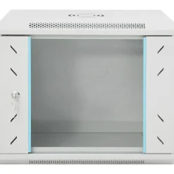 vidaXL væghængt netværksskab 53x40x45 cm 9U IP20 19