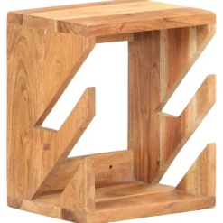 vidaXL væghængt skateboardstativ 25x20x30 cm massivt akacietræ