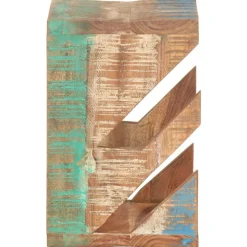 vidaXL væghængt skateboardstativ 25x20x30 cm massivt genbrugstræ