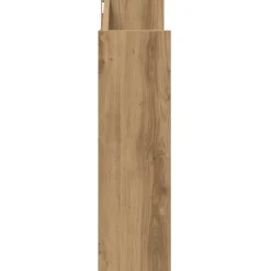 vidaXL væghængt skoreol 80x18x60 cm konstrueret træ kunsteg