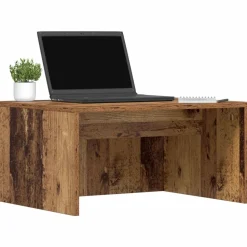vidaXL Væghængt skrivebord Gammelt træ 60 x 45 x 30 cm Konstrueret træ