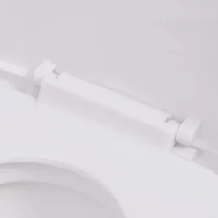vidaXL væghængt toilet keramisk hvid
