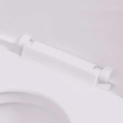 vidaXL væghængt toilet med skjult cisterne keramik hvid