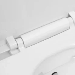 vidaXL væghængt toilet uden kant og med skjult cisterne keramik hvid