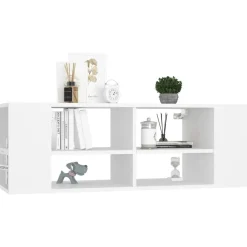 vidaXL væghængt tv-bord 102x35x35 cm konstrueret træ hvid