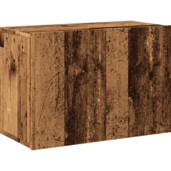 vidaXL væghængt tv-bord 60x30x41 cm gammelt træ-look