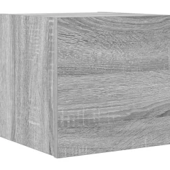 vidaXL væghængt tv-skab 30,5x30x30 cm grå sonoma-eg