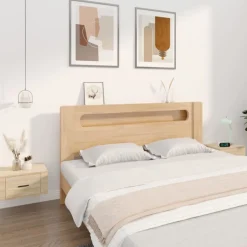 vidaXL væghængte sengeborde 2 stk. 50x36x25 cm sonoma-eg