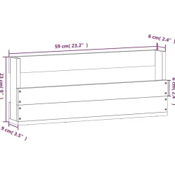 vidaXL væghængte skohylder 2 stk. 59x9x23 cm massivt fyrretræ