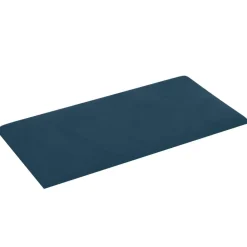 vidaXL Væghovedgærde 12 pcs Blå 30 x 15 cm Fløjl