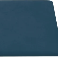 vidaXL Væghovedgærde 12 pcs Blå 30 x 15 cm Fløjl