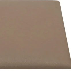 vidaXL Væghovedgærde 12 pcs Cappuccino 30 x 15 cm Stof