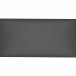 vidaXL Væghovedgærde 12 pcs Grå 30 x 15 cm Stof
