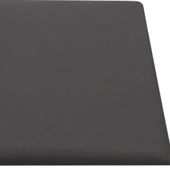 vidaXL Væghovedgærde 12 pcs Grå 30 x 15 cm Stof