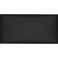 vidaXL Væghovedgærde 12 pcs Sort 30 x 15 cm Stof