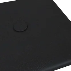 vidaXL Væghovedgærde 12 pcs Sort 30 x 15 cm Faux læder