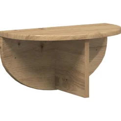 vidaXL Væghylde Artisan Egetræ 38 x 19 x 19 cm Konstrueret træ