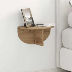 vidaXL Væghylde Artisan Egetræ 38 x 19 x 19 cm Konstrueret træ