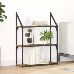 vidaXL Væghylde Gammelt træ 60 x 21 x 78,5 cm Konstrueret træ