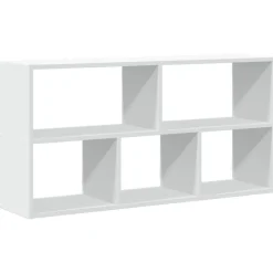 vidaXL væghylde 100x25x50 cm konstrueret træ hvid