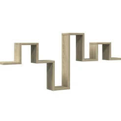 vidaXL væghylde 104,5x10x43 cm konstrueret træ sonoma-eg