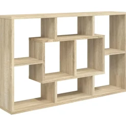 vidaXL væghylde 85x16x52,5 cm konstrueret træ sonoma-eg