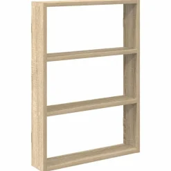 vidaXL væghylde 43x9x60 cm konstrueret træ sonoma-eg