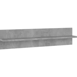 vidaXL væghylder 2 stk. 80x11,5x18 cm konstrueret træ betongrå