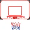 vidaXL vægmonteret basketballkurv med plade 5 dele