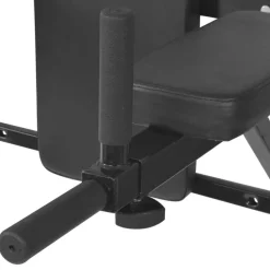 vidaXL vægmonteret fitness-dipstation sort