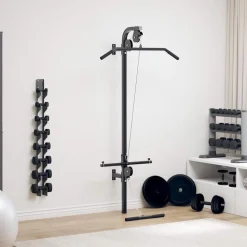 vidaXL vægmonteret home gym med 2 pull up-stænger