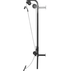 vidaXL vægmonteret styrketårn med vægtstang- og håndvægtsæt 60,5 kg