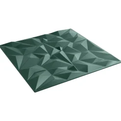 vidaXL Vægpaneler 12 pcs Amethyst Grøn 50 x 50 cm XPS Skum