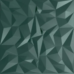 vidaXL Vægpaneler 12 pcs Amethyst Grøn 50 x 50 cm XPS Skum