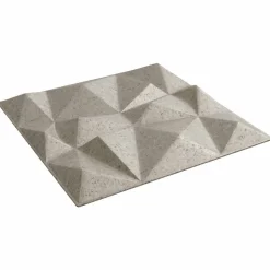 vidaXL Vægpaneler 12 pcs Diamond Beton 50 x 50 cm XPS Skum