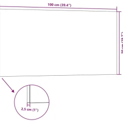 vidaXL Vægpaneler 10 pcs Grå 100 x 50 cm EPS Skum