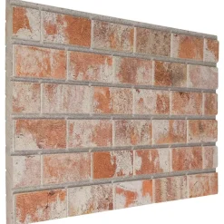 vidaXL Vægpaneler 10 pcs Orange 100 x 50 cm EPS Skum